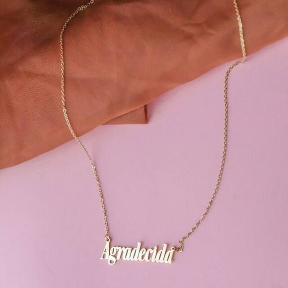 Thankful (Agradecida) Necklace - NEW - Picture 1 of 2